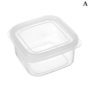 1Pc Maisto Saugojimo Konteineris Šaldiklio Maisto produktų Laikymo Dėžės Šaldytuvas Ryžių Maisto, Vaisių, uogų Konservavimo Laikyti Fresh Box Microwaveable
